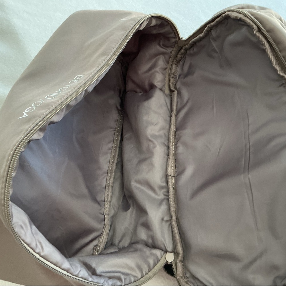 Beyond Yoga Taupe Carryall Backpack. - Picture 5 of 11